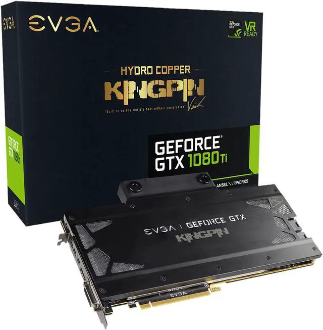 Alt view image 6 of 7 - EVGA GeForce GTX 1080 Ti K|NGP|N Hydro Copper GAMING, 11G-P4-6799-KR, Hydro Copper Waterblock & RGB LED, iCX Technology - 9 Thermal Sensors