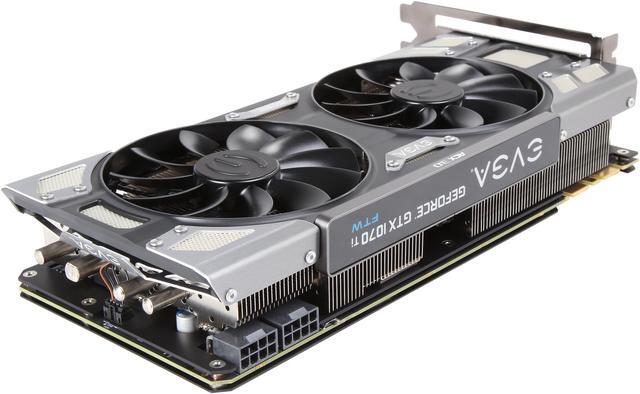 Alt view image 6 of 6 - EVGA GeForce GTX 1070 Ti 8GB GDDR5 PCI Express 3.0 SLI Support Graphics Card 08G-P4-6678-KR
