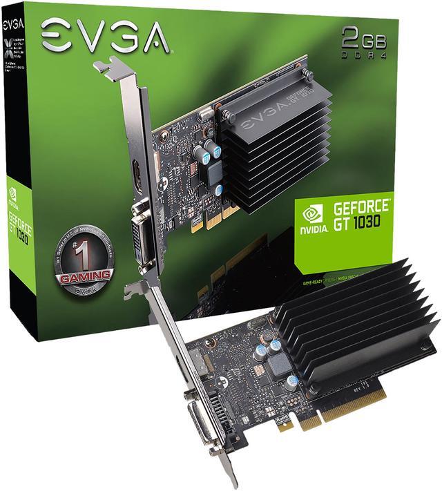 Alt view image 7 of 8 - EVGA GeForce GT 1030 2GB GDDR4 PCI Express 3.0 Low Profile Ready Graphics Card 02G-P4-6232-KR