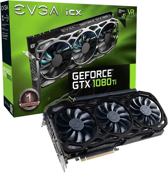 Alt view image 6 of 7 - EVGA GeForce GTX 1080 Ti FTW3 ELITE GAMING BLACK, 11G-P4-6796-K2, 11GB GDDR5X, iCX Technology - 9 Thermal Sensors & RGB LED G/P/M