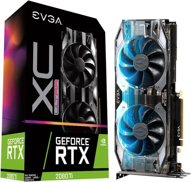 Alt view image 8 of 10 - EVGA GeForce RTX 2080 Ti XC ULTRA GAMING, 11G-P4-2383-KR, 11GB GDDR6, Dual HDB Fans & RGB LED