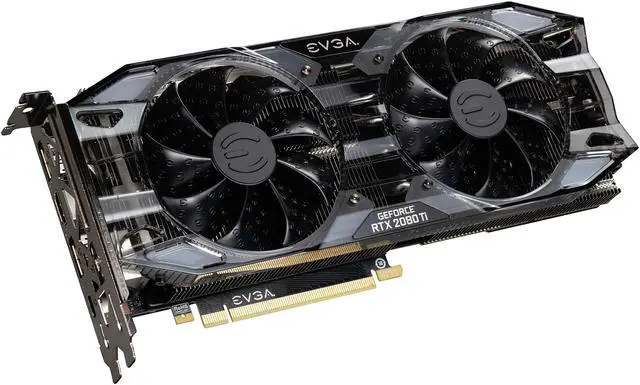 Alt view image 3 of 6 - EVGA GeForce RTX 2080 Ti XC GAMING, 11G-P4-2382-KR, 11GB GDDR6, Dual HDB Fans & RGB LED