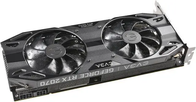 Alt view image 3 of 7 - EVGA GeForce RTX 2070 XC BLACK EDITION GAMING, 08G-P4-1171-KR, 8GB GDDR6, Dual HDB Fans