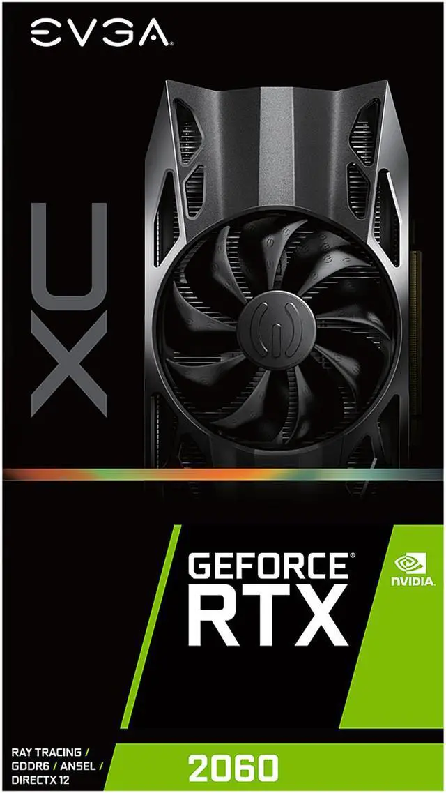 Alt view image 8 of 8 - EVGA GeForce RTX 2060 XC GAMING, 6GB GDDR6, HDB Fan Graphics Card 06G-P4-2063-KR