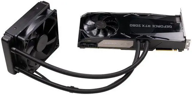 Alt view image 2 of 7 - EVGA GeForce RTX 2080 XC HYBRID GAMING Video Card, 08G-P4-2184-KR, 8GB GDDR6, HYBRID & RGB LED Logo