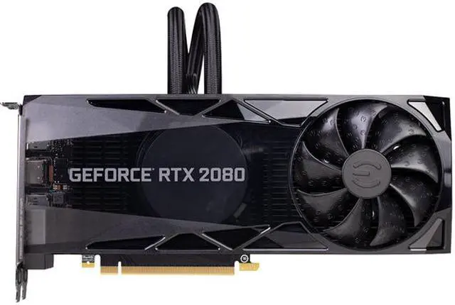 Alt view image 3 of 7 - EVGA GeForce RTX 2080 XC HYBRID GAMING Video Card, 08G-P4-2184-KR, 8GB GDDR6, HYBRID & RGB LED Logo