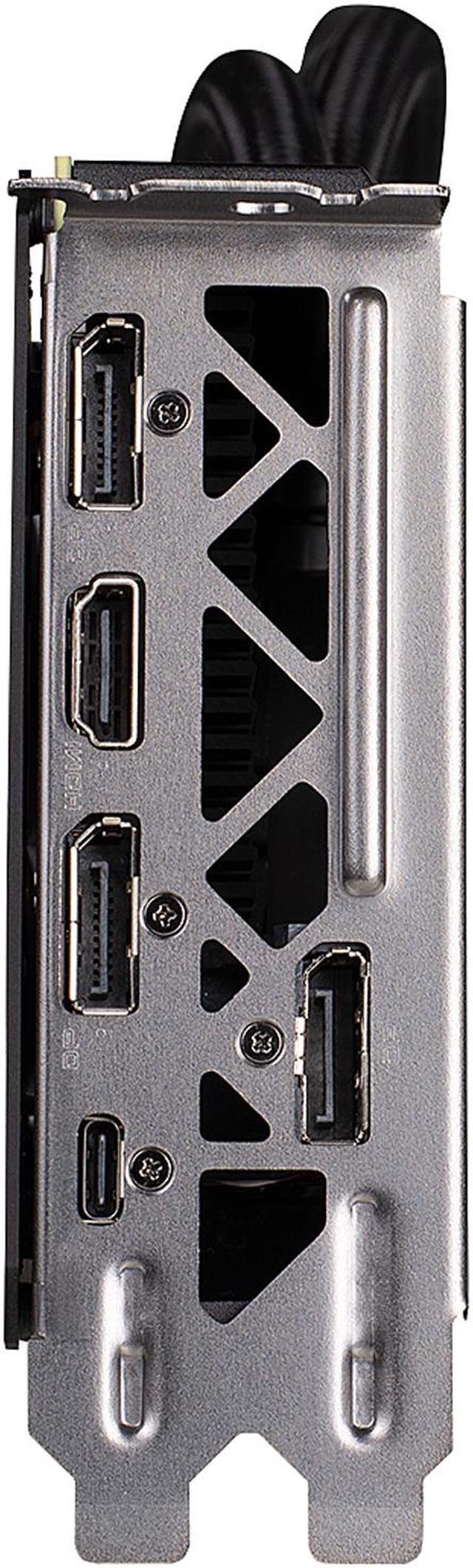 Alt view image 4 of 9 - EVGA GeForce RTX 2080 Ti XC HYBRID GAMING, 11G-P4-2384-KR, 11GB GDDR6, HYBRID, RGB LED Logo, Metal Backplate
