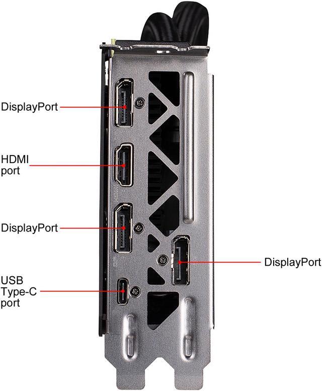 Alt view image 9 of 9 - EVGA GeForce RTX 2080 Ti XC HYBRID GAMING, 11G-P4-2384-KR, 11GB GDDR6, HYBRID, RGB LED Logo, Metal Backplate
