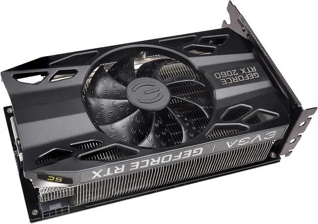 Alt view image 3 of 6 - EVGA GeForce RTX 2060 SC GAMING, 06G-P4-2062-KR, 6GB GDDR6, HDB Fan