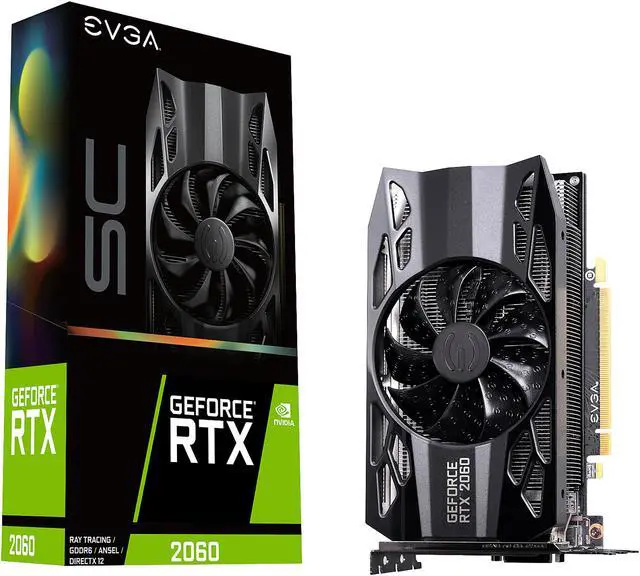 Alt view image 6 of 8 - EVGA GeForce RTX 2060 SC GAMING, 06G-P4-2062-KR, 6GB GDDR6, HDB Fan