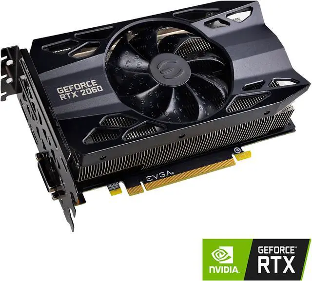 Alt view image 2 of 6 - EVGA GeForce RTX 2060 SC GAMING, 06G-P4-2062-KR, 6GB GDDR6, HDB Fan