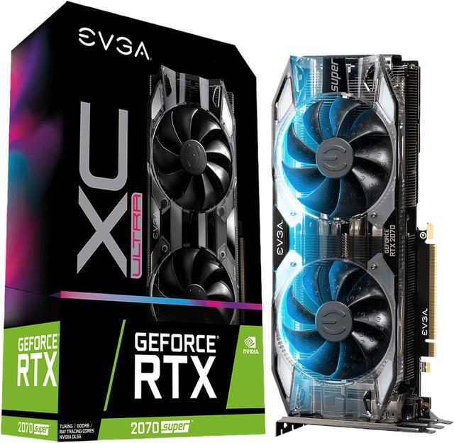 Alt view image 9 of 9 - EVGA GeForce RTX 2070 SUPER XC ULTRA GAMING, 08G-P4-3173-KR, 8GB GDDR6, Dual HDB Fans, RGB LED, Metal Backplate
