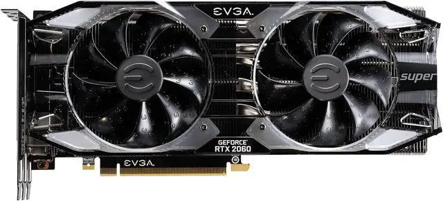 Alt view image 2 of 5 - EVGA GeForce RTX 2060 SUPER XC ULTRA GAMING, 08G-P4-3163-KR, 8GB GDDR6, Dual HDB Fans, RGB LED, Metal Backplate