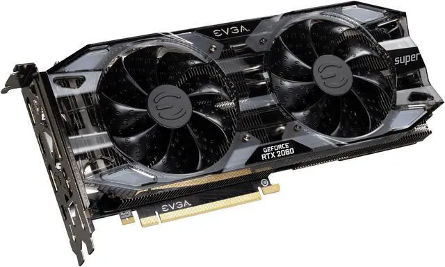 Alt view image 3 of 5 - EVGA GeForce RTX 2060 SUPER XC GAMING, 08G-P4-3162-KR, 8GB GDDR6, Dual HDB Fans, RGB LED, Metal Backplate