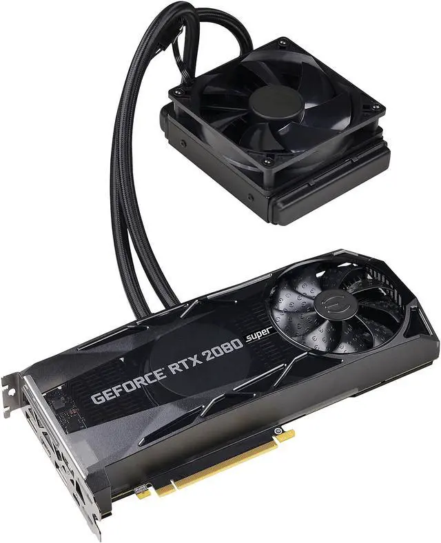 Main image of EVGA GeForce RTX 2080 SUPER XC HYBRID GAMING, 08G-P4-3188-KR, 8GB GDDR6, RGB LED Logo, Metal Backplate