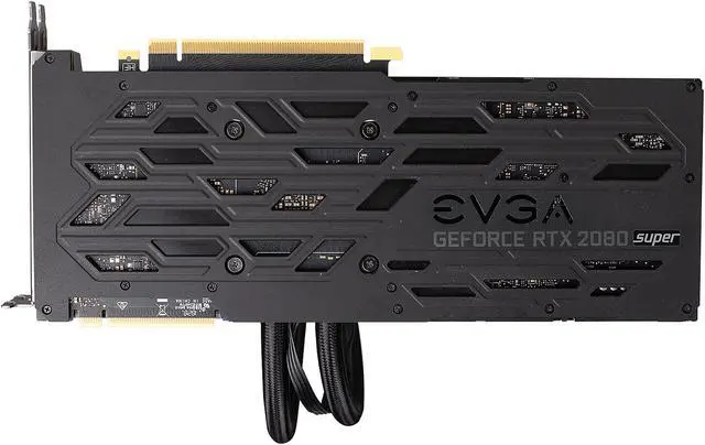 Alt view image 4 of 4 - EVGA GeForce RTX 2080 SUPER XC HYBRID GAMING, 08G-P4-3188-KR, 8GB GDDR6, RGB LED Logo, Metal Backplate