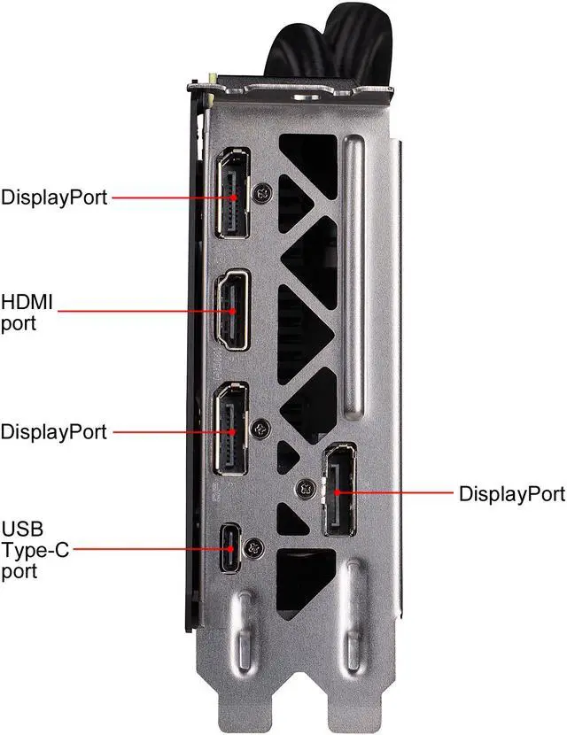 Alt view image 7 of 7 - EVGA GeForce RTX 2080 SUPER XC HYBRID GAMING, 08G-P4-3188-KR, 8GB GDDR6, RGB LED Logo, Metal Backplate
