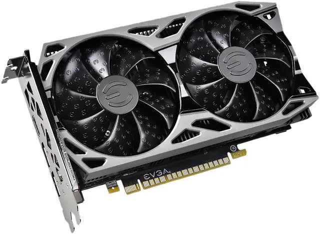 Alt view image 3 of 8 - EVGA GeForce GTX 1650 SC ULTRA BLACK GAMING Video Card, 04G-P4-1055-KR, 4GB GDDR5, Dual Fan, Metal Backplate