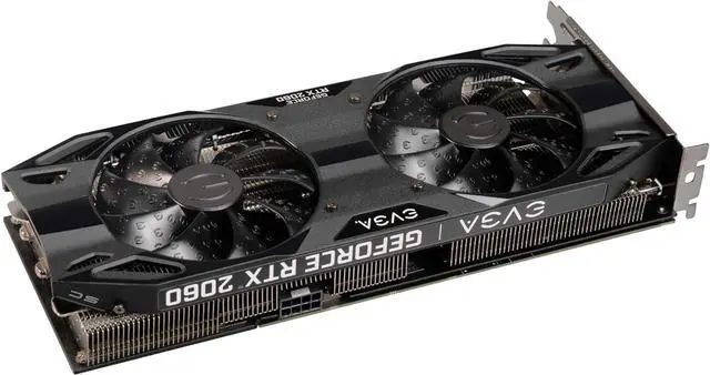 Alt view image 4 of 5 - EVGA GeForce RTX 2060 SC Ultra Black GAMING Video Card, 06G-P4-2065-KR, 6GB GDDR6, Dual HDB Fans