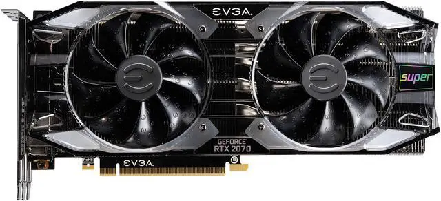 Alt view image 2 of 8 - EVGA GeForce RTX 2070 SUPER XC ULTRA+ Video Card, OVERCLOCKED, 2.75-Slot Extreme Cool Dual, 70C Gaming, RGB, Metal Backplate, 08G-P4-3175-KR, 8GB 15.5 GHz GDDR6