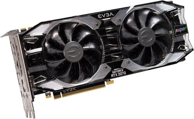Alt view image 4 of 8 - EVGA GeForce RTX 2070 SUPER XC ULTRA+ Video Card, OVERCLOCKED, 2.75-Slot Extreme Cool Dual, 70C Gaming, RGB, Metal Backplate, 08G-P4-3175-KR, 8GB 15.5 GHz GDDR6