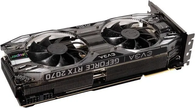 Alt view image 7 of 8 - EVGA GeForce RTX 2070 SUPER XC ULTRA+ Video Card, OVERCLOCKED, 2.75-Slot Extreme Cool Dual, 70C Gaming, RGB, Metal Backplate, 08G-P4-3175-KR, 8GB 15.5 GHz GDDR6