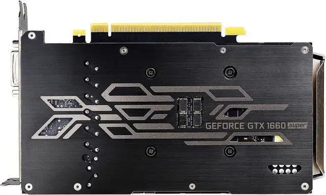 Alt view image 5 of 8 - EVGA GeForce GTX 1660 SUPER SC ULTRA BLACK GAMING Video Card, 06G-P4-1066-KR, 6GB GDDR6, Dual Fan, Metal Backplate
