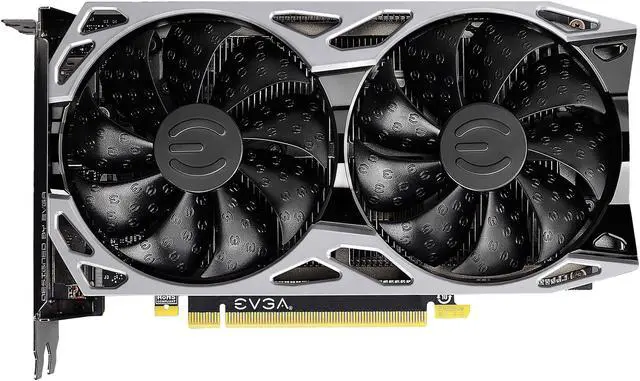 Alt view image 2 of 8 - EVGA GeForce GTX 1660 SUPER SC ULTRA BLACK GAMING Video Card, 06G-P4-1066-KR, 6GB GDDR6, Dual Fan, Metal Backplate