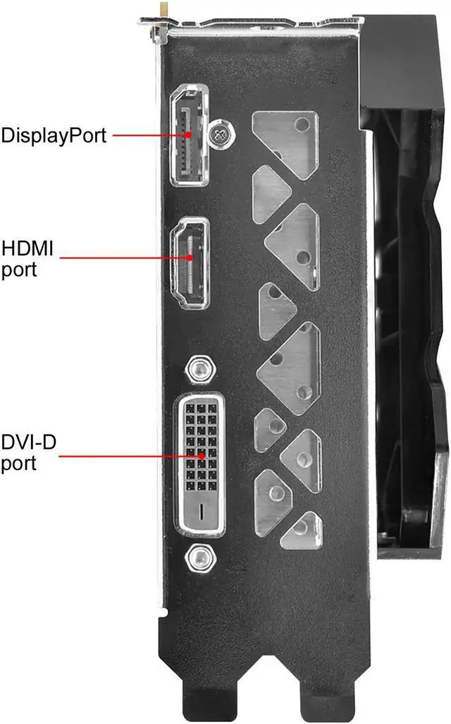 Alt view image 5 of 7 - EVGA GeForce GTX 1660 BLACK GAMING Video Card, 06G-P4-1160-KR, 6GB GDDR5, Single Fan
