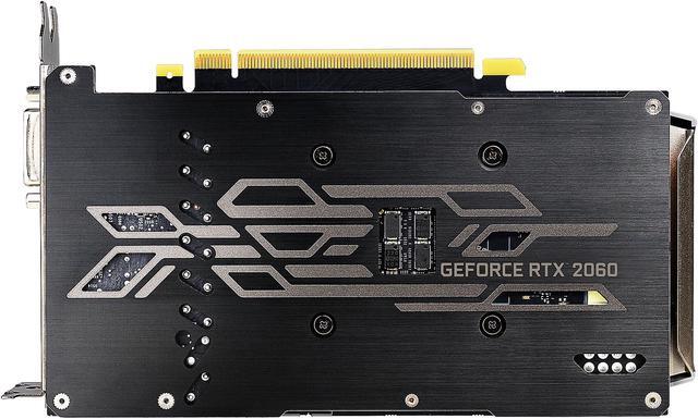 Alt view image 6 of 8 - EVGA GeForce RTX 2060 KO ULTRA GAMING Video Card, 06G-P4-2068-KR, 6GB GDDR6, Dual Fans, Metal Backplate