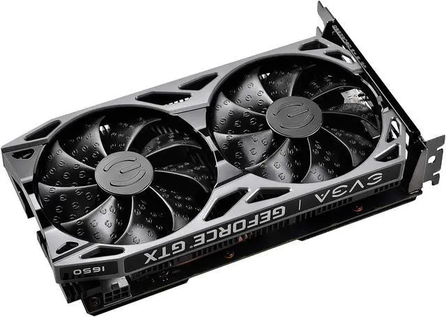 Alt view image 6 of 9 - EVGA GeForce GTX 1650 SC ULTRA GAMING GDDR6, 04G-P4-1257-KR, 4GB GDDR6, Dual Fan, Metal Backplate