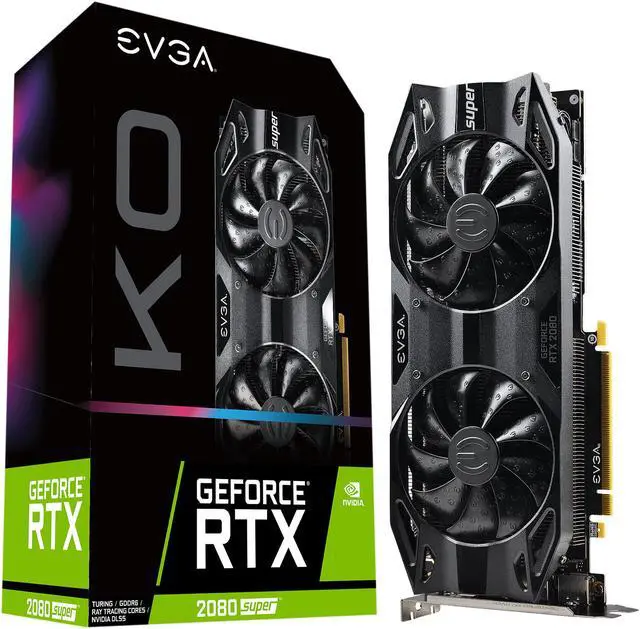 Alt view image 9 of 9 - EVGA GeForce RTX 2080 SUPER KO GAMING Video Card, 08G-P4-2083-KR, 8GB GDDR6, Dual Fans