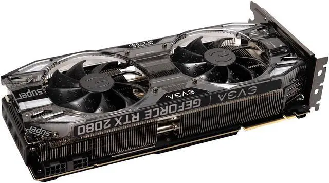 Alt view image 4 of 5 - EVGA GeForce RTX 2080 SUPER XC ULTRA GAMING, 08G-P4-3183-RX, 8GB GDDR6, RGB LED, Metal Backplate