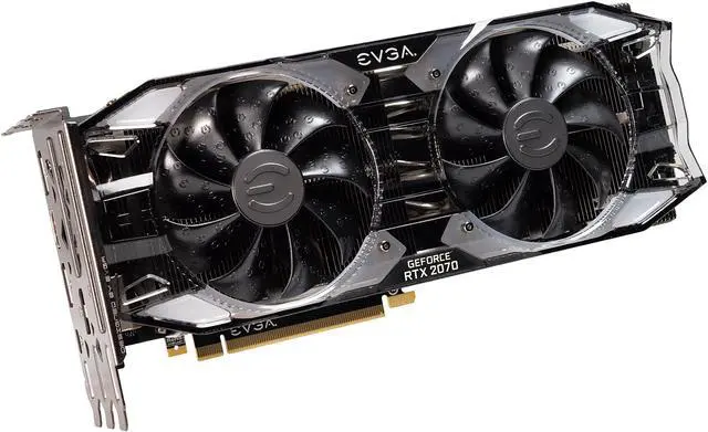 Alt view image 3 of 6 - EVGA GeForce RTX 2070 XC ULTRA GAMING, 08G-P4-2173-RX, 8GB GDDR6, Dual HDB Fans & RGB LED