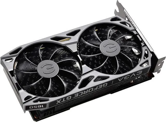 Alt view image 5 of 7 - EVGA GeForce GTX 1650 KO ULTRA GDDR6 GAMING, 04G-P4-1457-KR, 4GB GDDR6, Dual Fan, Metal Backplate