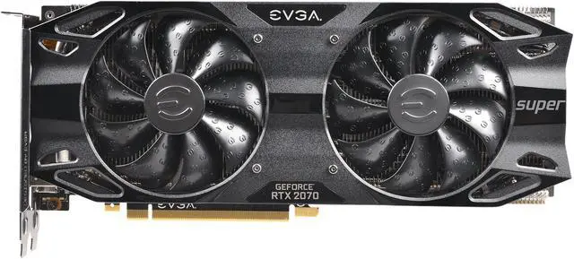 Main image of EVGA GeForce RTX 2070 SUPER BLACK GAMING Video Card, 08G-P4-3071-RX, 8GB GDDR6