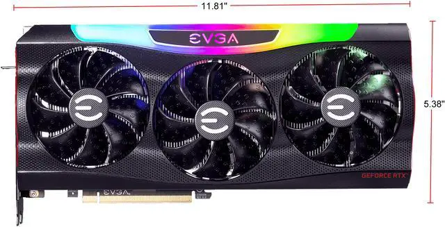 Alt view image 2 of 9 - EVGA GeForce RTX 3090 FTW3 GAMING Video Card, 24G-P5-3985-KR, 24GB GDDR6X, iCX3 Technology, ARGB LED, Metal Backplate