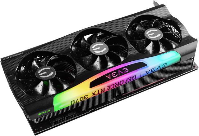 Alt view image 4 of 7 - EVGA GeForce RTX 3070 FTW3 ULTRA GAMING Video Card, 08G-P5-3767-KR, 8GB GDDR6, iCX3 Technology, ARGB LED, Metal Backplate