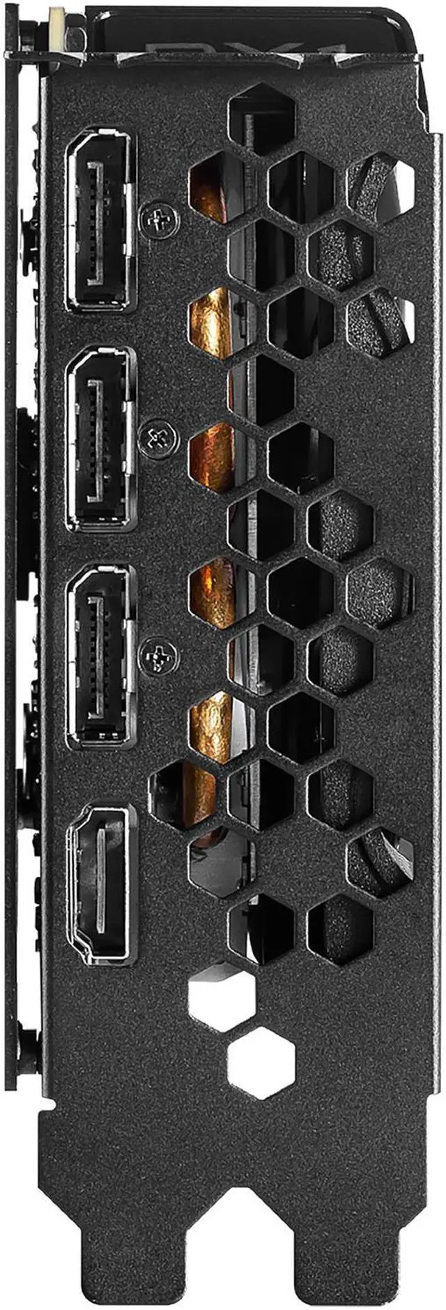 Alt view image 4 of 7 - EVGA GeForce RTX 3060 Ti XC GAMING Video Card, 08G-P5-3663-KL, 8GB GDDR6, Metal Backplate, LHR