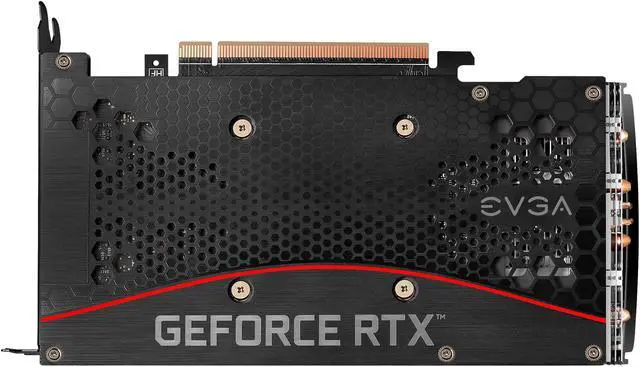 Alt view image 7 of 7 - EVGA GeForce RTX 3060 Ti XC GAMING Video Card, 08G-P5-3663-KL, 8GB GDDR6, Metal Backplate, LHR