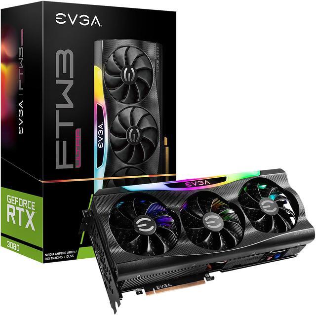 Alt view image 13 of 13 - EVGA GeForce RTX 3080 FTW3 ULTRA GAMING Video Card, 10G-P5-3897-KL, 10GB GDDR6X, iCX3 Technology, ARGB LED, Metal Backplate, LHR
