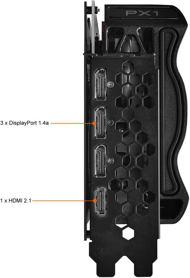 Alt view image 7 of 13 - EVGA GeForce RTX 3080 FTW3 ULTRA GAMING Video Card, 10G-P5-3897-KL, 10GB GDDR6X, iCX3 Technology, ARGB LED, Metal Backplate, LHR