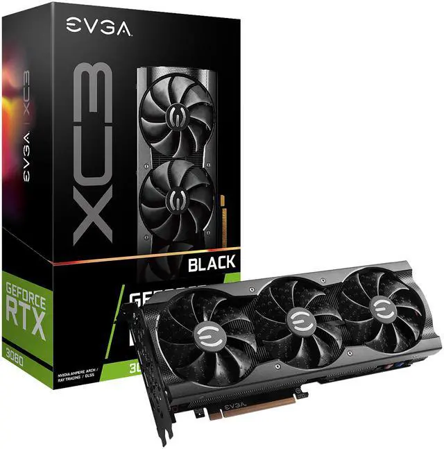 Alt view image 9 of 9 - EVGA GeForce RTX 3080 XC3 BLACK GAMING Video Card, 10G-P5-3881-KL, 10GB GDDR6X, iCX3 Cooling, ARGB LED, LHR