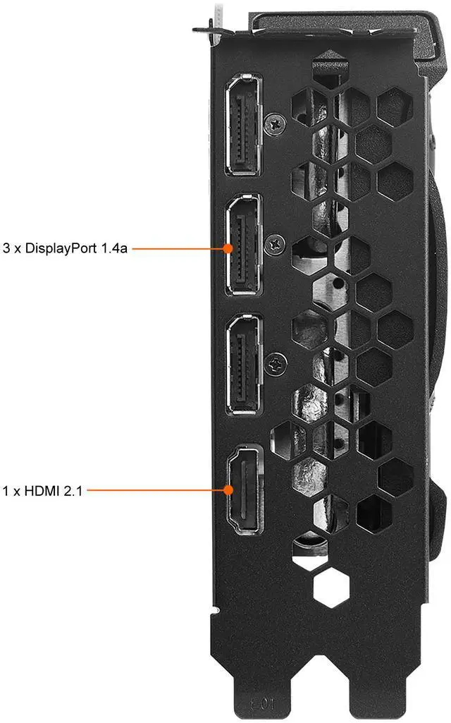 Alt view image 5 of 9 - EVGA GeForce RTX 3080 XC3 BLACK GAMING Video Card, 10G-P5-3881-KL, 10GB GDDR6X, iCX3 Cooling, ARGB LED, LHR