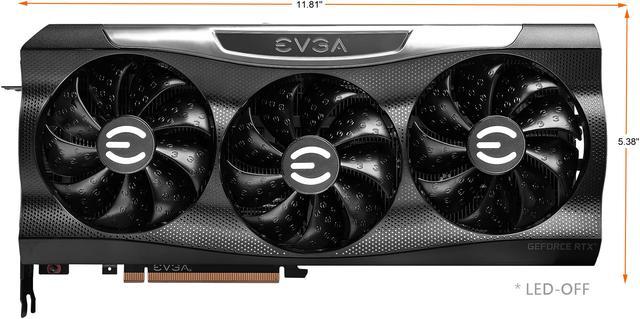 EVGA GeForce RTX 3080 Ti FTW3 Ultra Gaming, 12G-P5-3967-KR, 12GB GDDR6X,  iCX3 Technology, ARGB LED, Metal Backplate