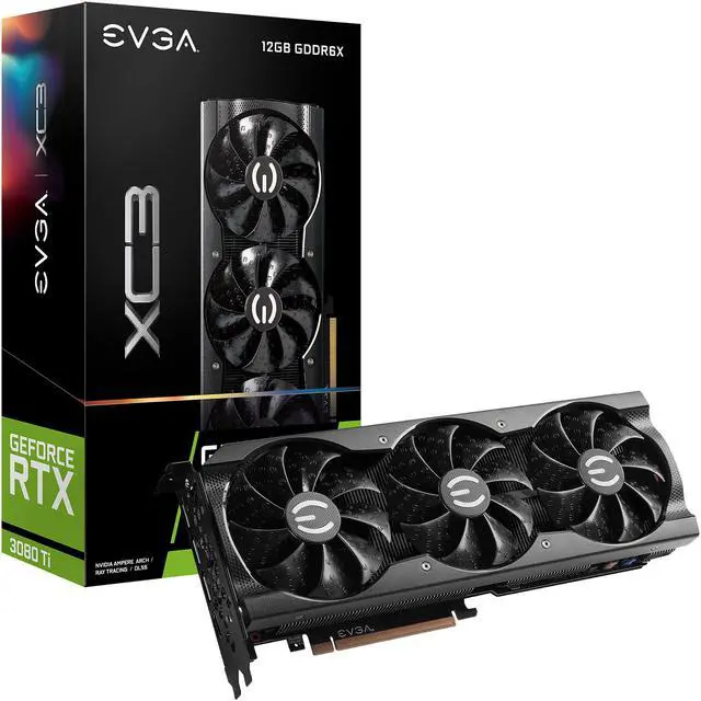 Alt view image 10 of 10 - EVGA GeForce RTX 3080 Ti XC3 GAMING Video Card, 12G-P5-3953-KR, 12GB GDDR6X, iCX3 Cooling, ARGB LED, Metal Backplate