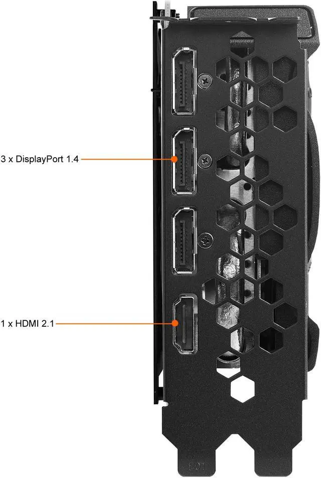 Alt view image 4 of 10 - EVGA GeForce RTX 3080 Ti XC3 GAMING Video Card, 12G-P5-3953-KR, 12GB GDDR6X, iCX3 Cooling, ARGB LED, Metal Backplate