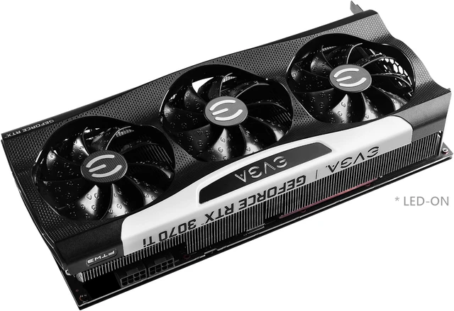 Alt view image 8 of 12 - EVGA GeForce RTX 3070 Ti FTW3 ULTRA GAMING Video Card, 08G-P5-3797-KL, 8GB GDDR6X, iCX3 Technology, ARGB LED, Metal Backplate