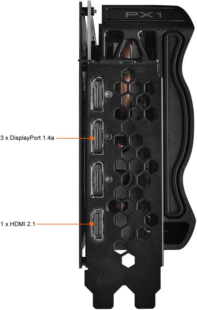 Alt view image 7 of 11 - EVGA GeForce RTX 3070 Ti FTW3 ULTRA GAMING Video Card, 08G-P5-3797-KL, 8GB GDDR6X, iCX3 Technology, ARGB LED, Metal Backplate