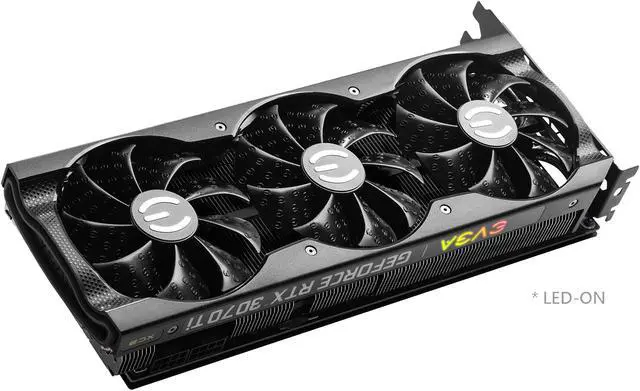 Alt view image 7 of 8 - EVGA GeForce RTX 3070 Ti XC3 ULTRA GAMING Video Card, 08G-P5-3785-KL, 8GB GDDR6X, iCX3 Cooling, ARGB LED, Metal Backplate